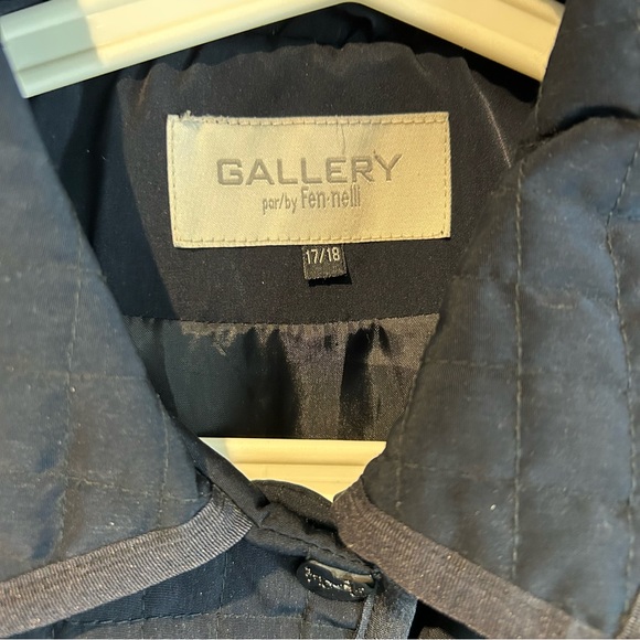 Gallery Navy Blue Quilted Utility Jacket - Picture 2 of 11